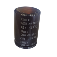 CAPACITOR ELETROLÍTICO 470UF/450V 105°C 35X50MM SNAP-IN NIPPON